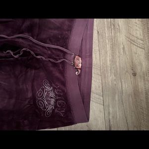 Juicy couture velour track pants